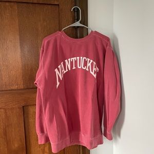 VINTAGE Nantucket Washed Red Sweatshirt
